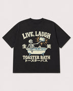 Mockup Boxy Heavyweight Tee Black product