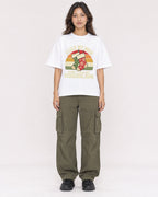 Mockup Boxy Heavyweight Tee White female full-body 02