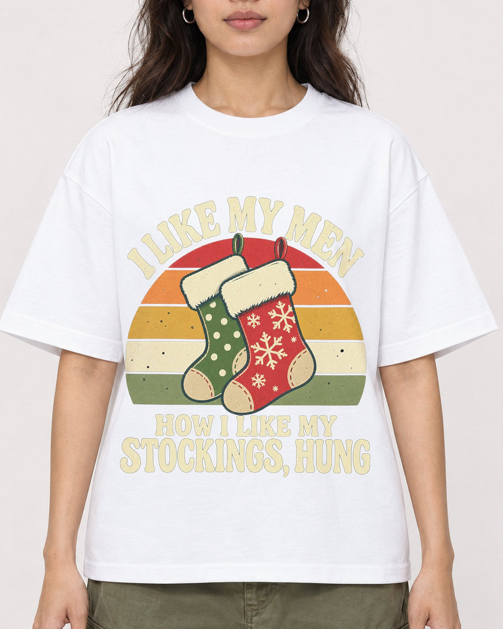 Mockup Boxy Heavyweight Tee White female close-up 02