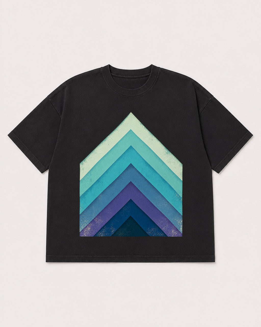 Mockup Boxy Heavyweight Tee Black product