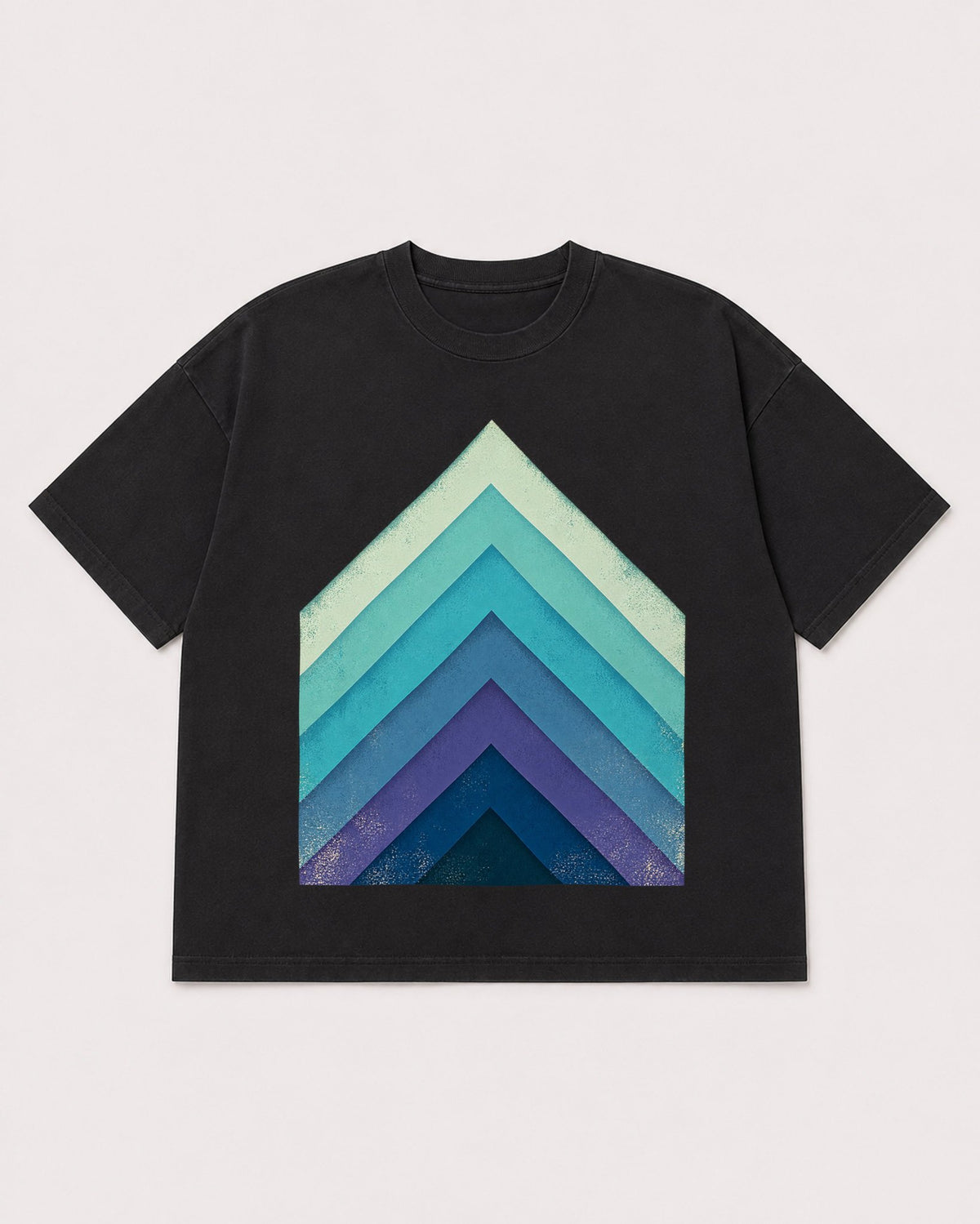 Mockup Boxy Heavyweight Tee Black product