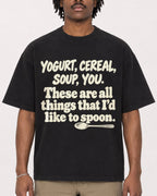 Mockup Boxy Heavyweight Tee Black male close-up 04