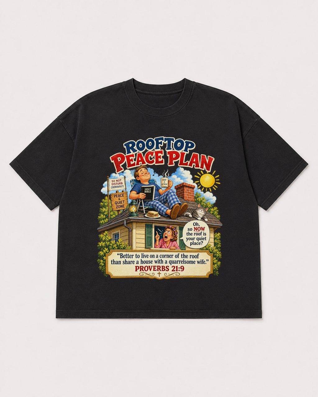 Mockup Boxy Heavyweight Tee Black product