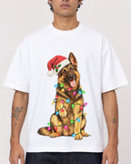 Mockup Boxy Heavyweight Tee White male close-up 06