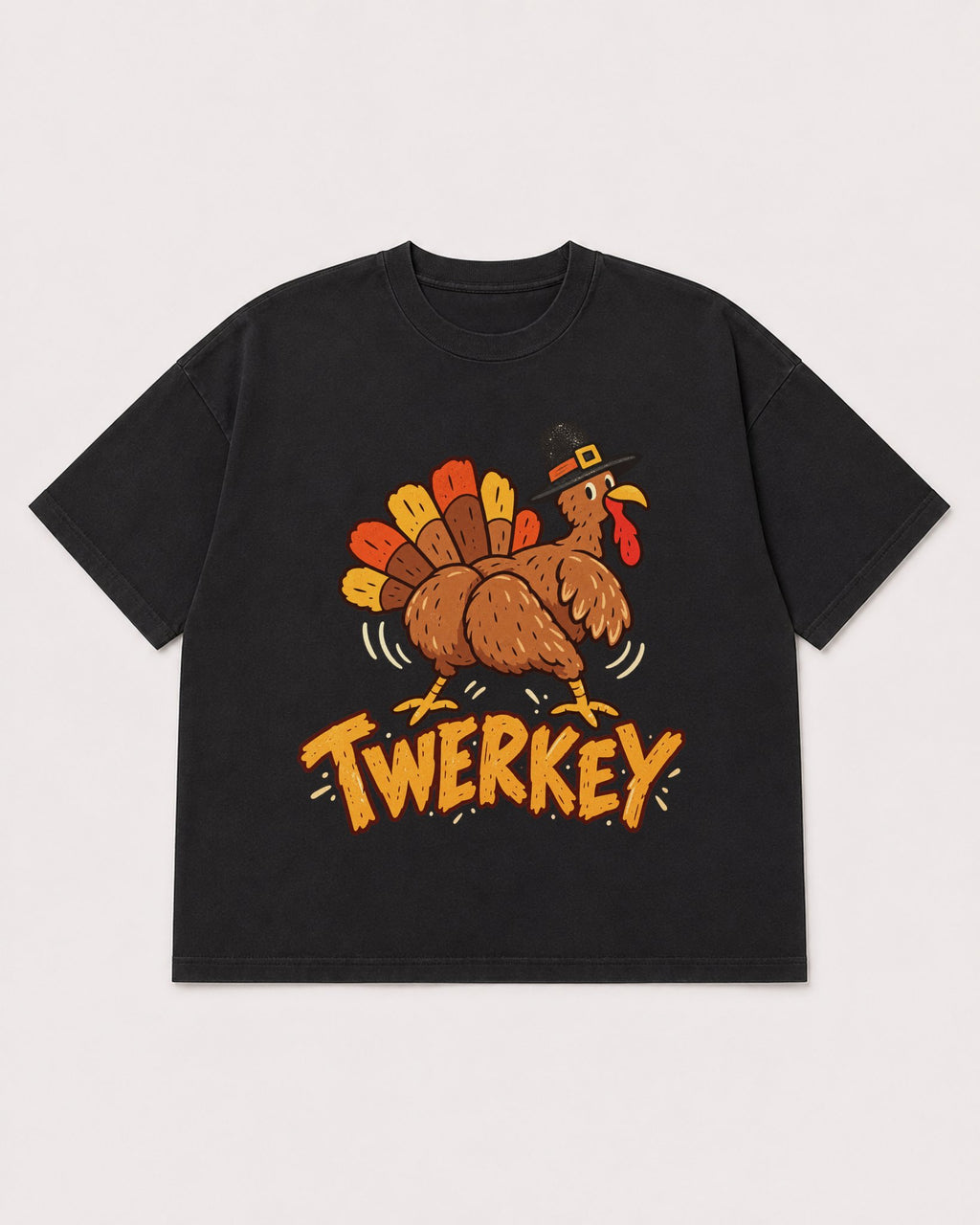Mockup Boxy Heavyweight Tee Black product