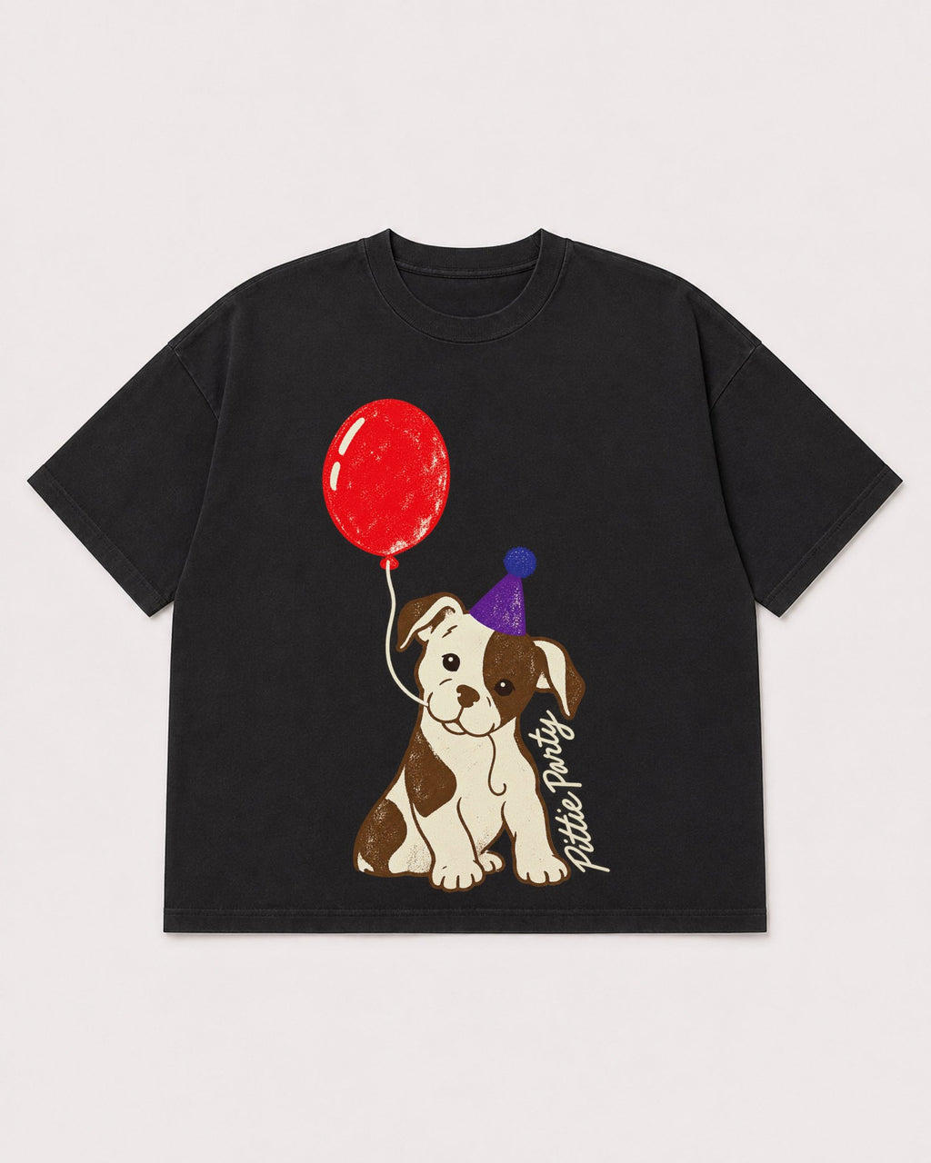 Mockup Boxy Heavyweight Tee Black product
