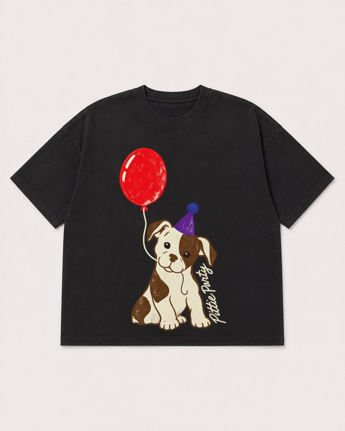 Mockup Boxy Heavyweight Tee Black product