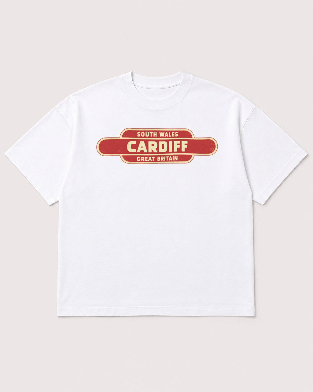 Mockup Boxy Heavyweight Tee White product