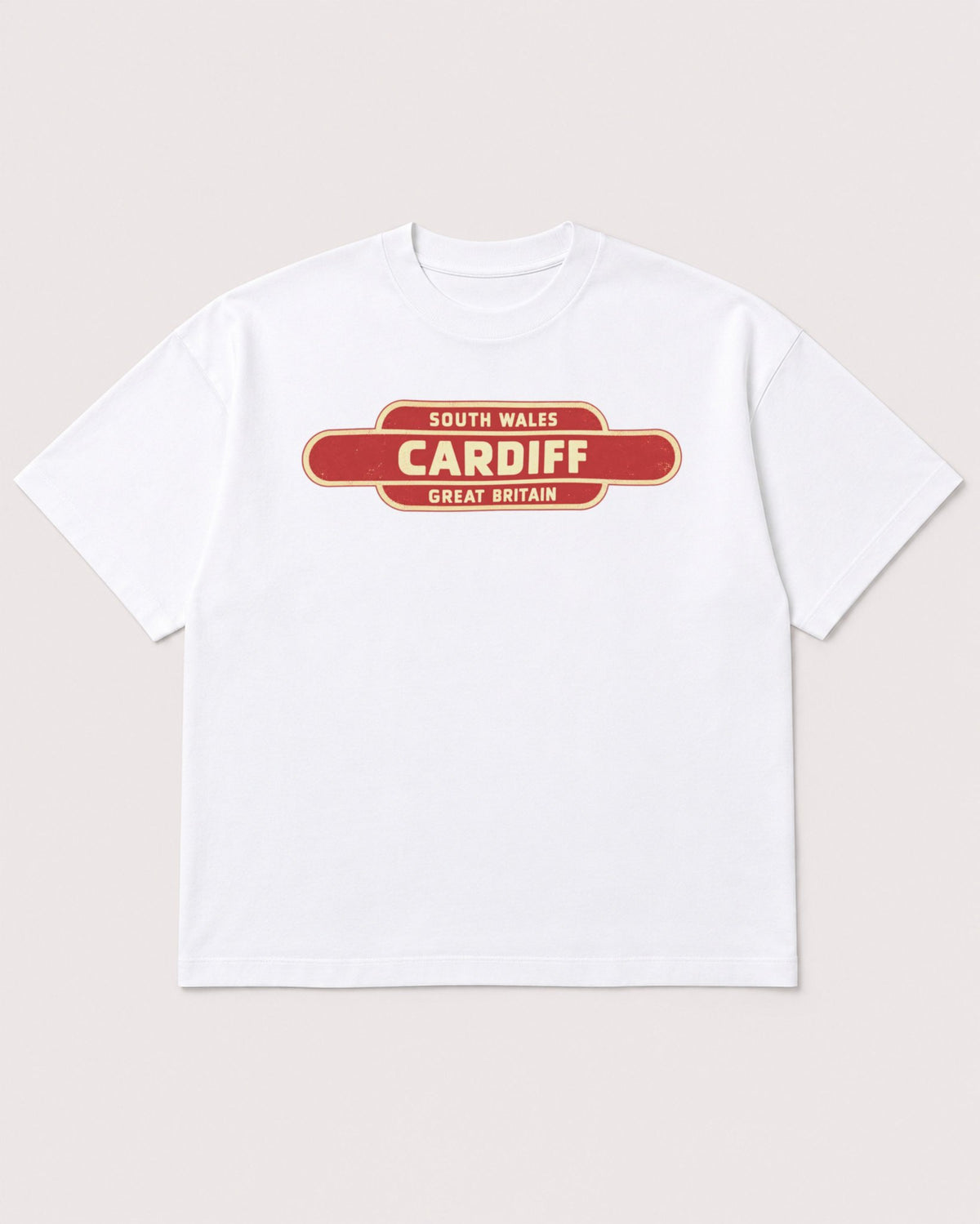 Mockup Boxy Heavyweight Tee White product