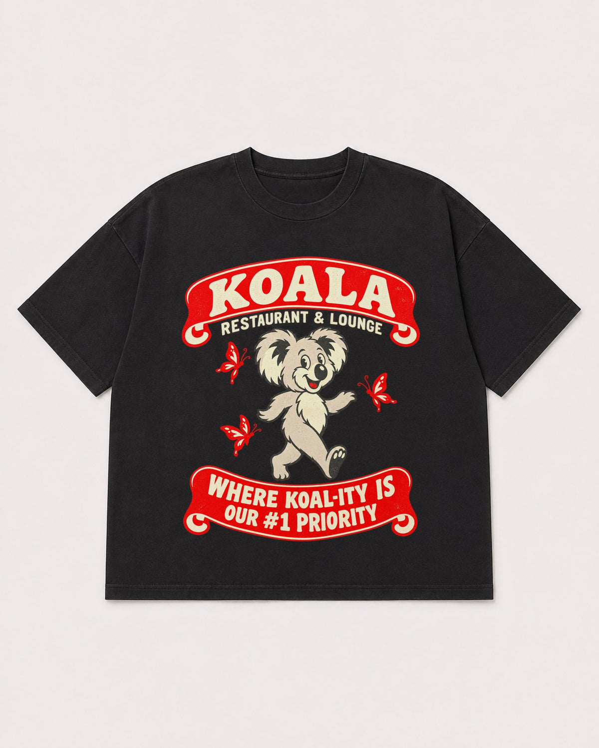 Mockup Boxy Heavyweight Tee Black product
