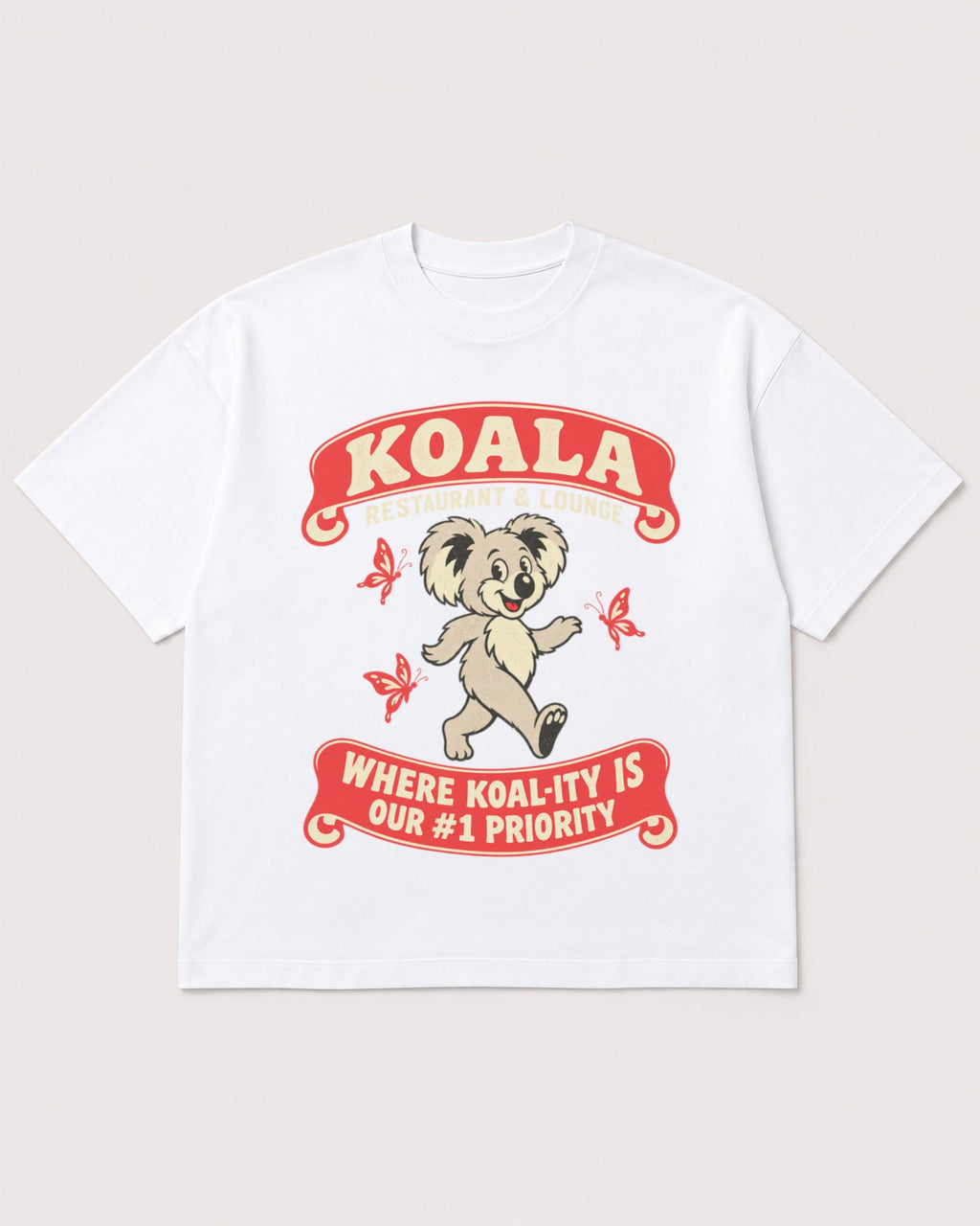 Mockup Boxy Heavyweight Tee White product