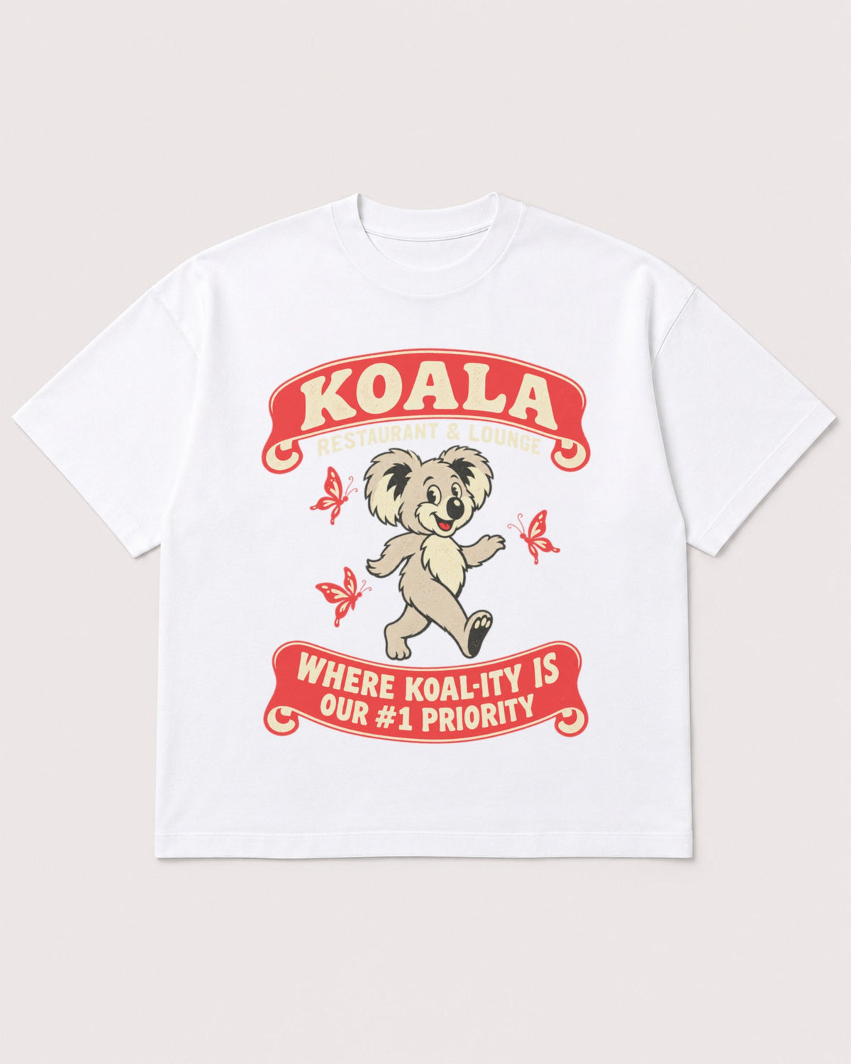 Mockup Boxy Heavyweight Tee White product