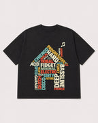 Mockup Boxy Heavyweight Tee Black product