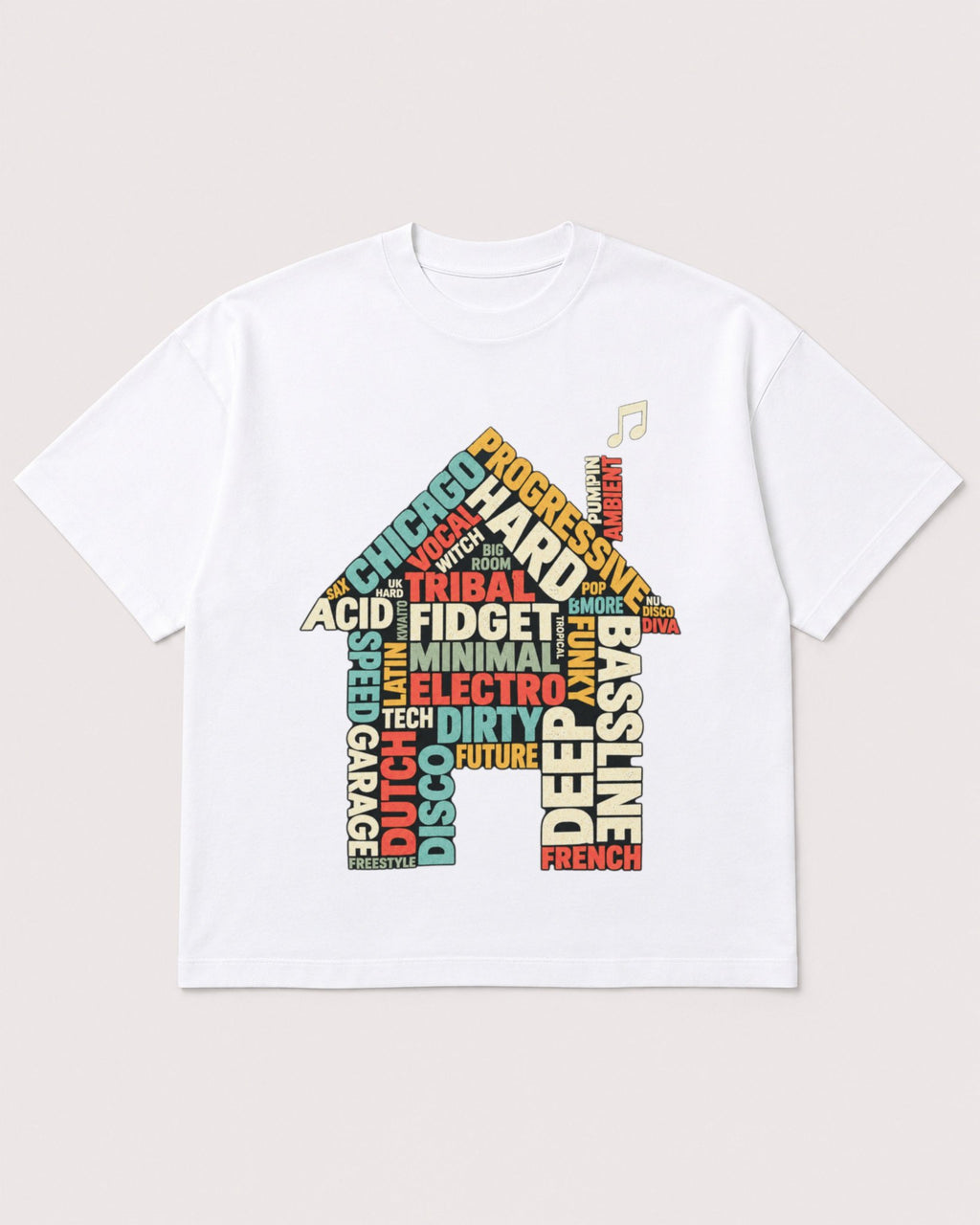 Mockup Boxy Heavyweight Tee White product