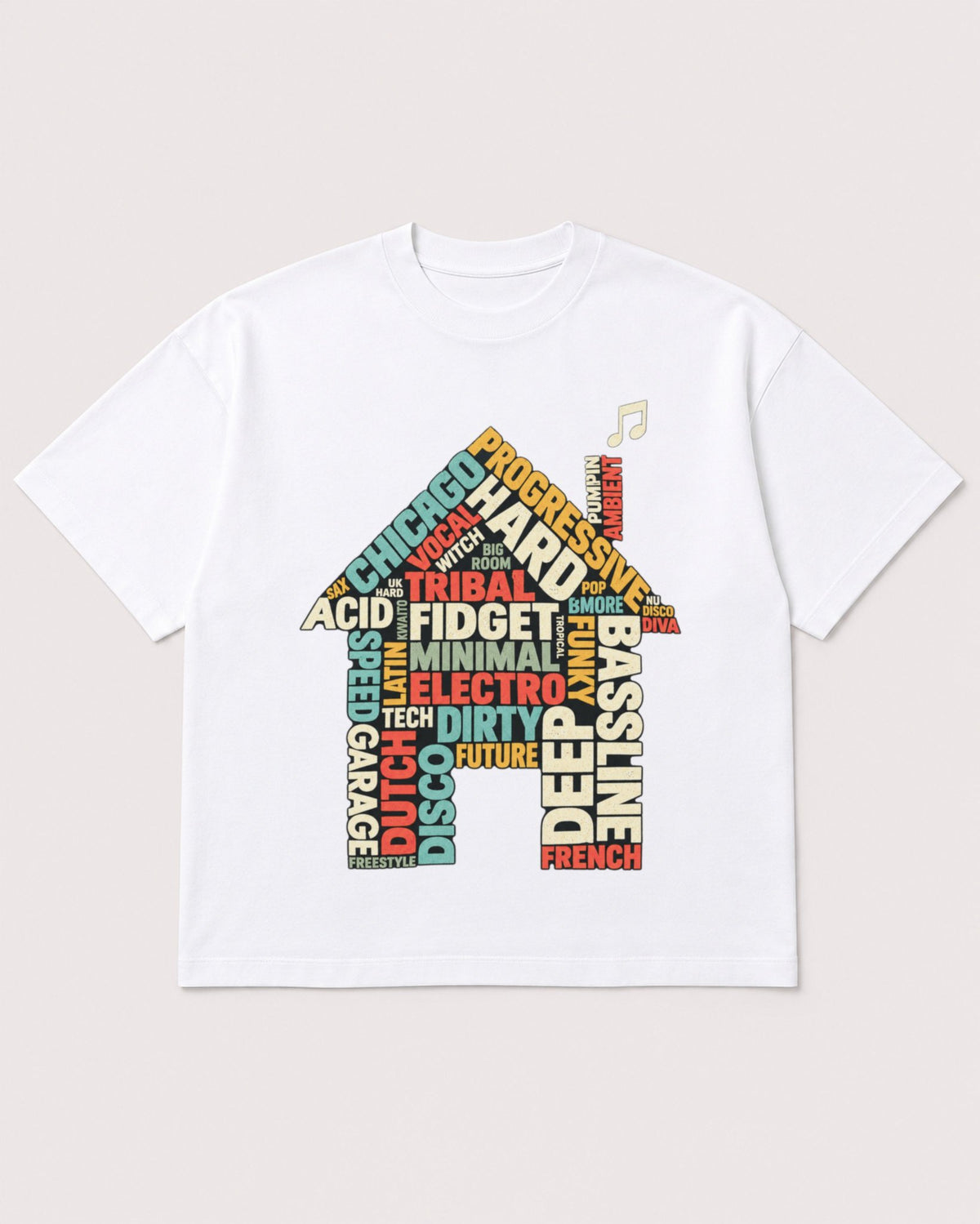 Mockup Boxy Heavyweight Tee White product