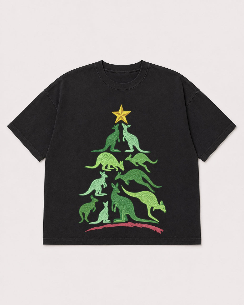 Mockup Boxy Heavyweight Tee Black product