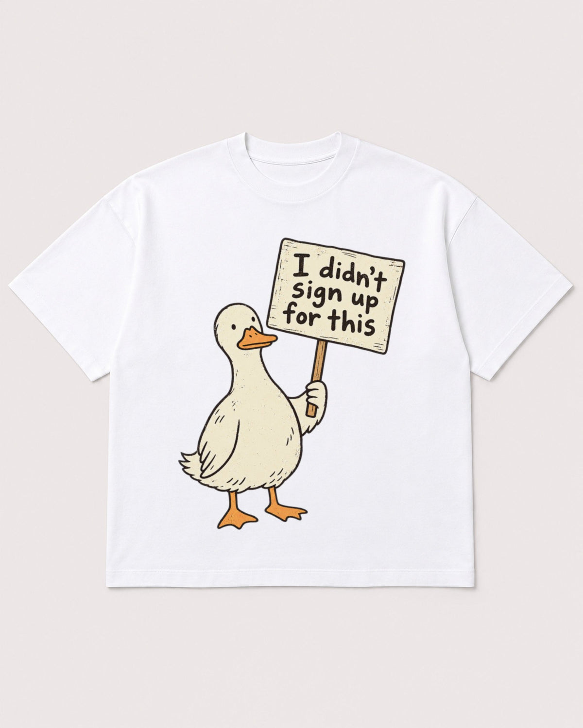 Mockup Boxy Heavyweight Tee White product