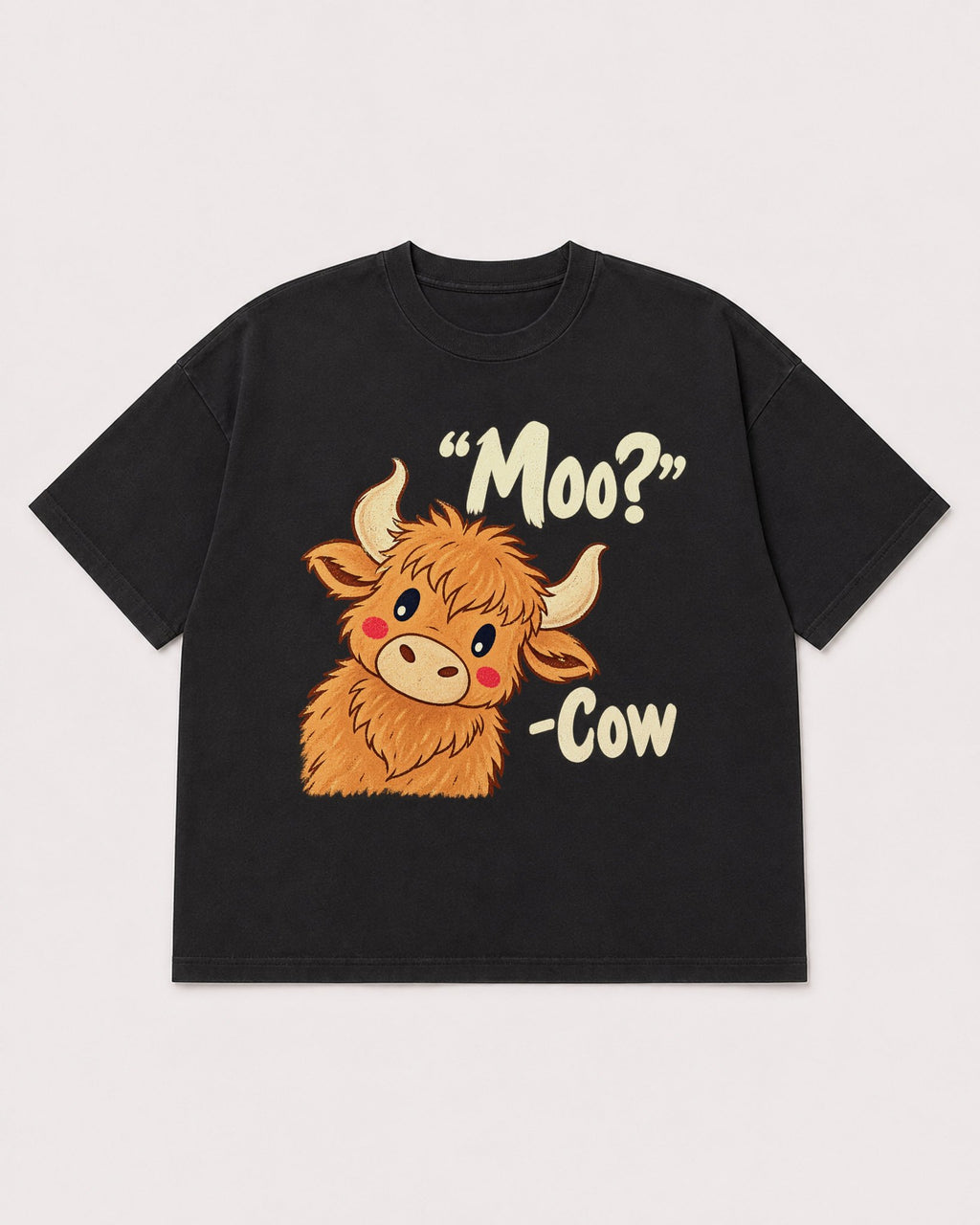Mockup Boxy Heavyweight Tee Black product
