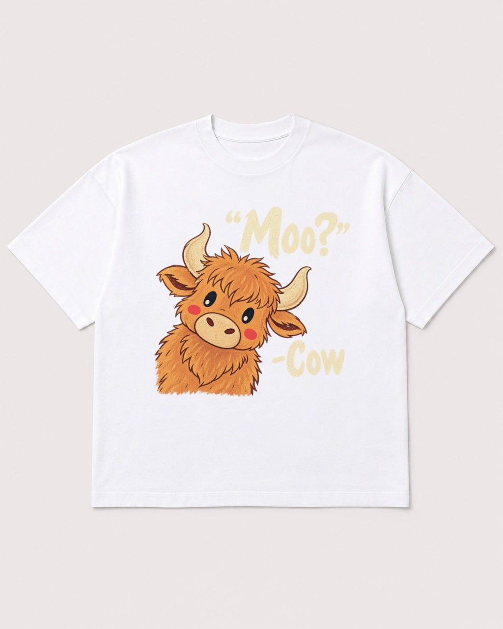 Mockup Boxy Heavyweight Tee White product