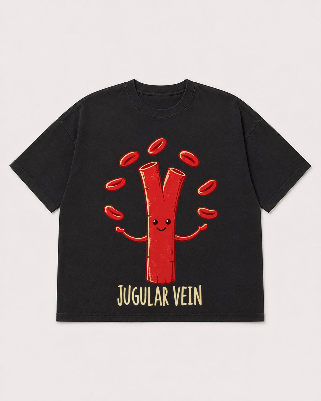 Mockup Boxy Heavyweight Tee Black product