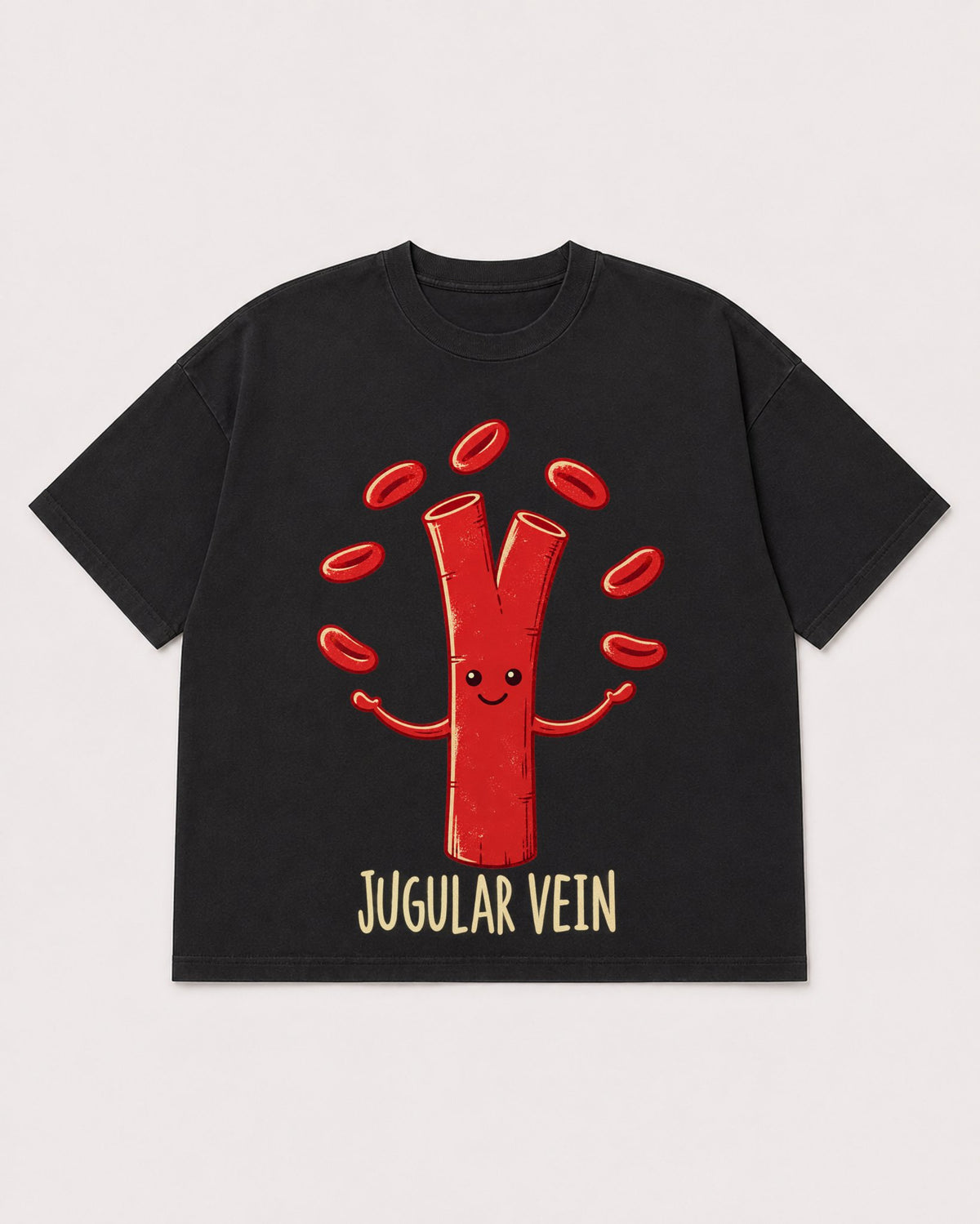 Mockup Boxy Heavyweight Tee Black product