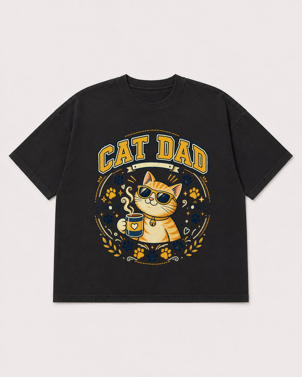 Mockup Boxy Heavyweight Tee Black product