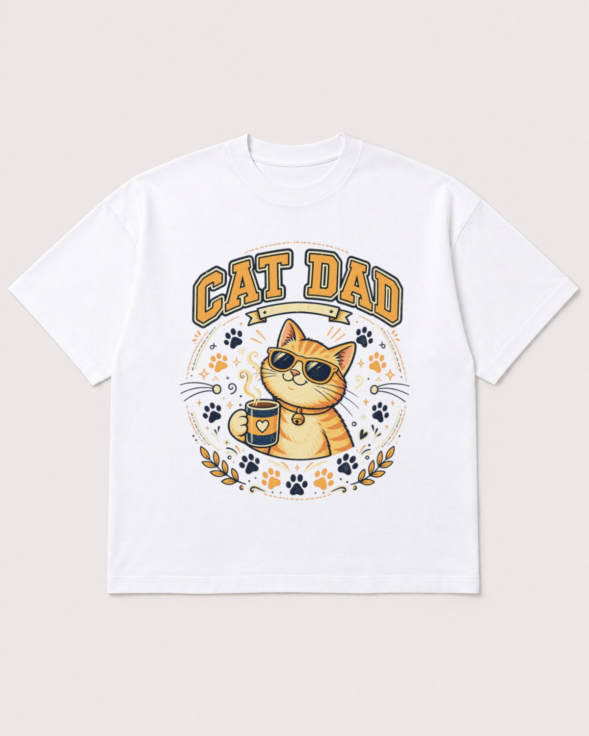 Mockup Boxy Heavyweight Tee White product