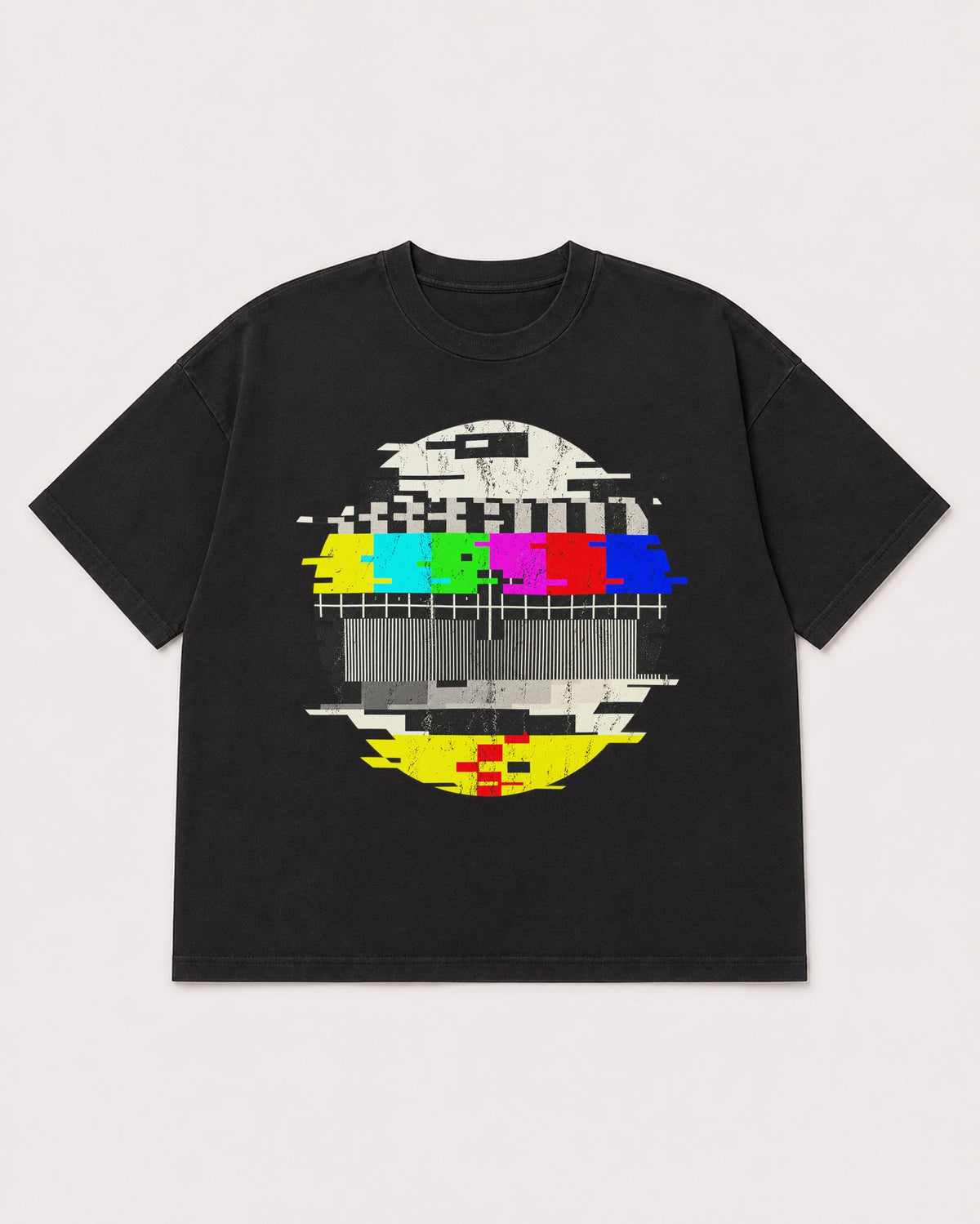 Mockup Boxy Heavyweight Tee Black product