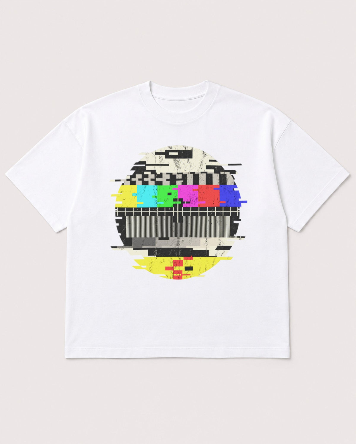 Mockup Boxy Heavyweight Tee White product