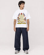 Mockup Boxy Heavyweight Tee White male full-body 06