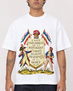 Mockup Boxy Heavyweight Tee White male close-up 06