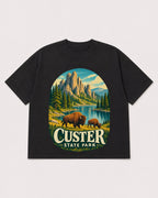 Mockup Boxy Heavyweight Tee Black product