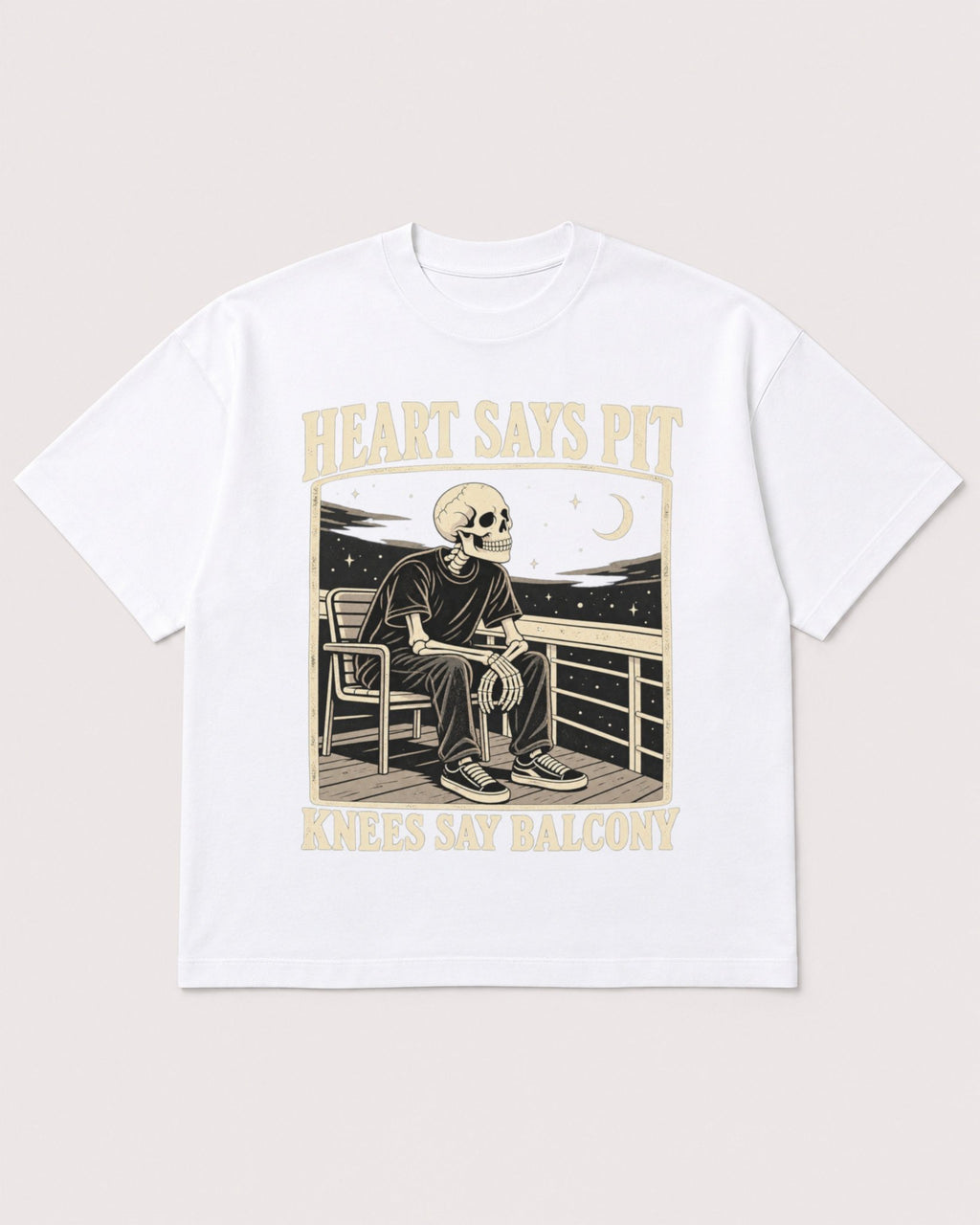 Mockup Boxy Heavyweight Tee White product
