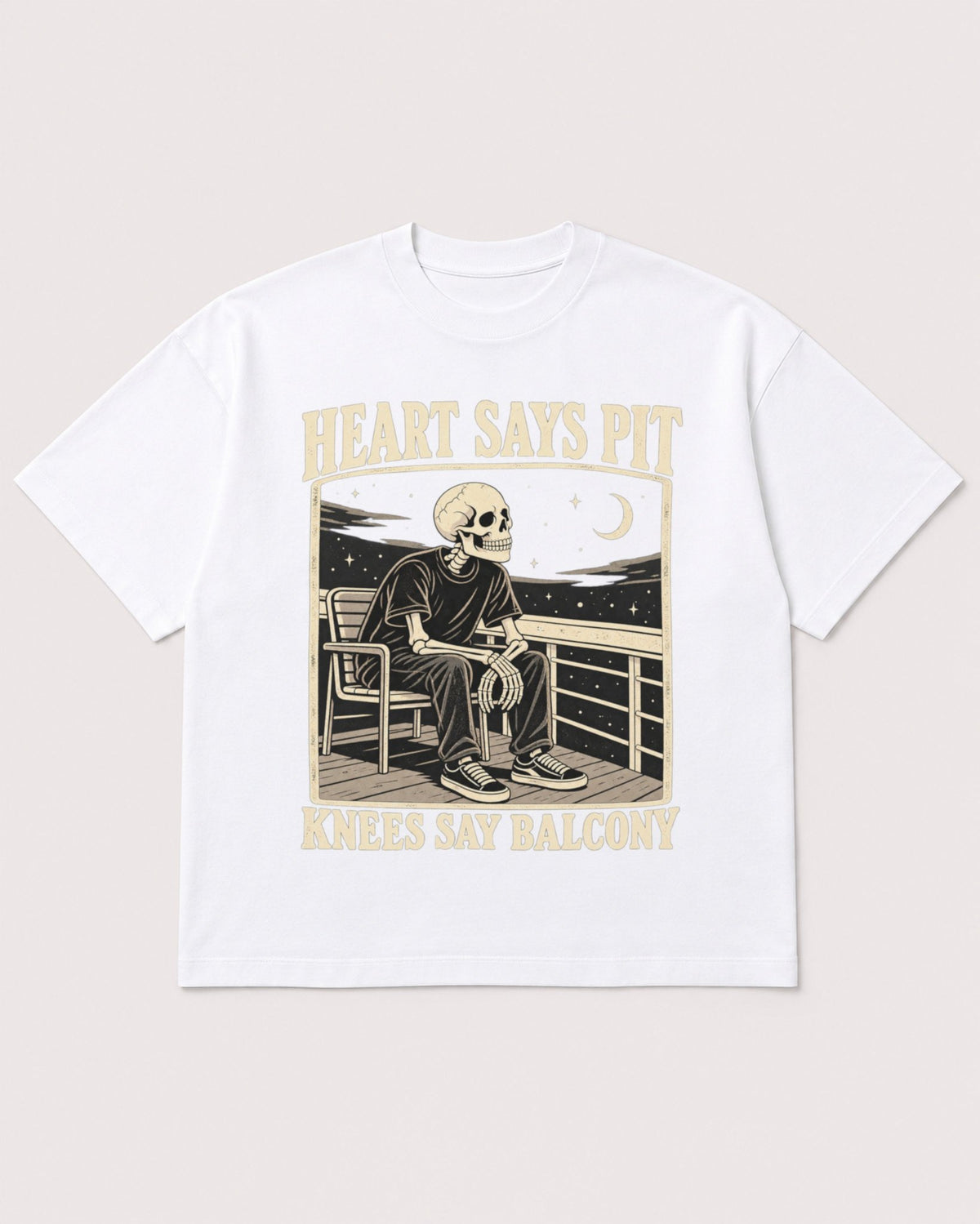 Mockup Boxy Heavyweight Tee White product