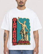 Mockup Boxy Heavyweight Tee White male close-up 12