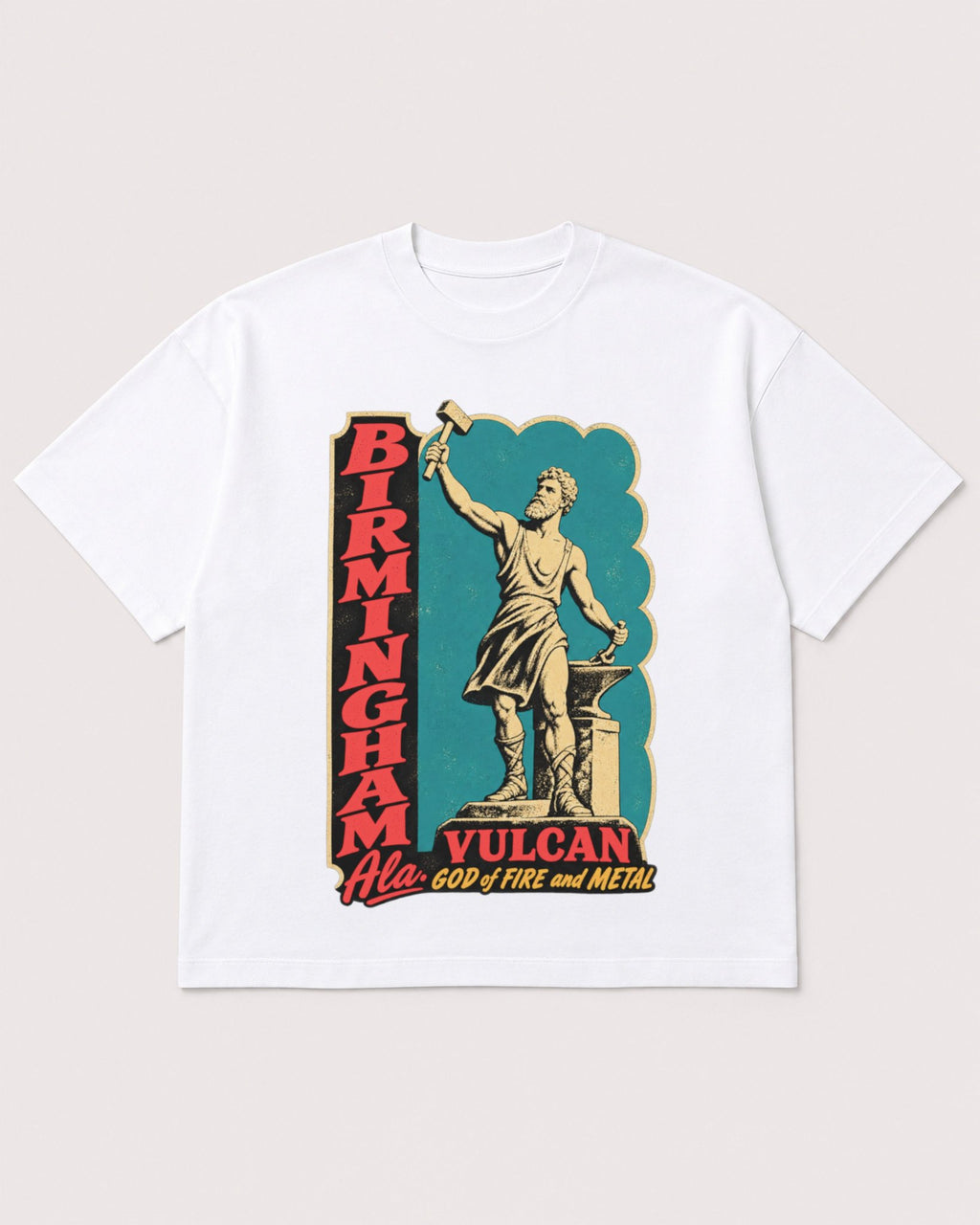 Mockup Boxy Heavyweight Tee White product