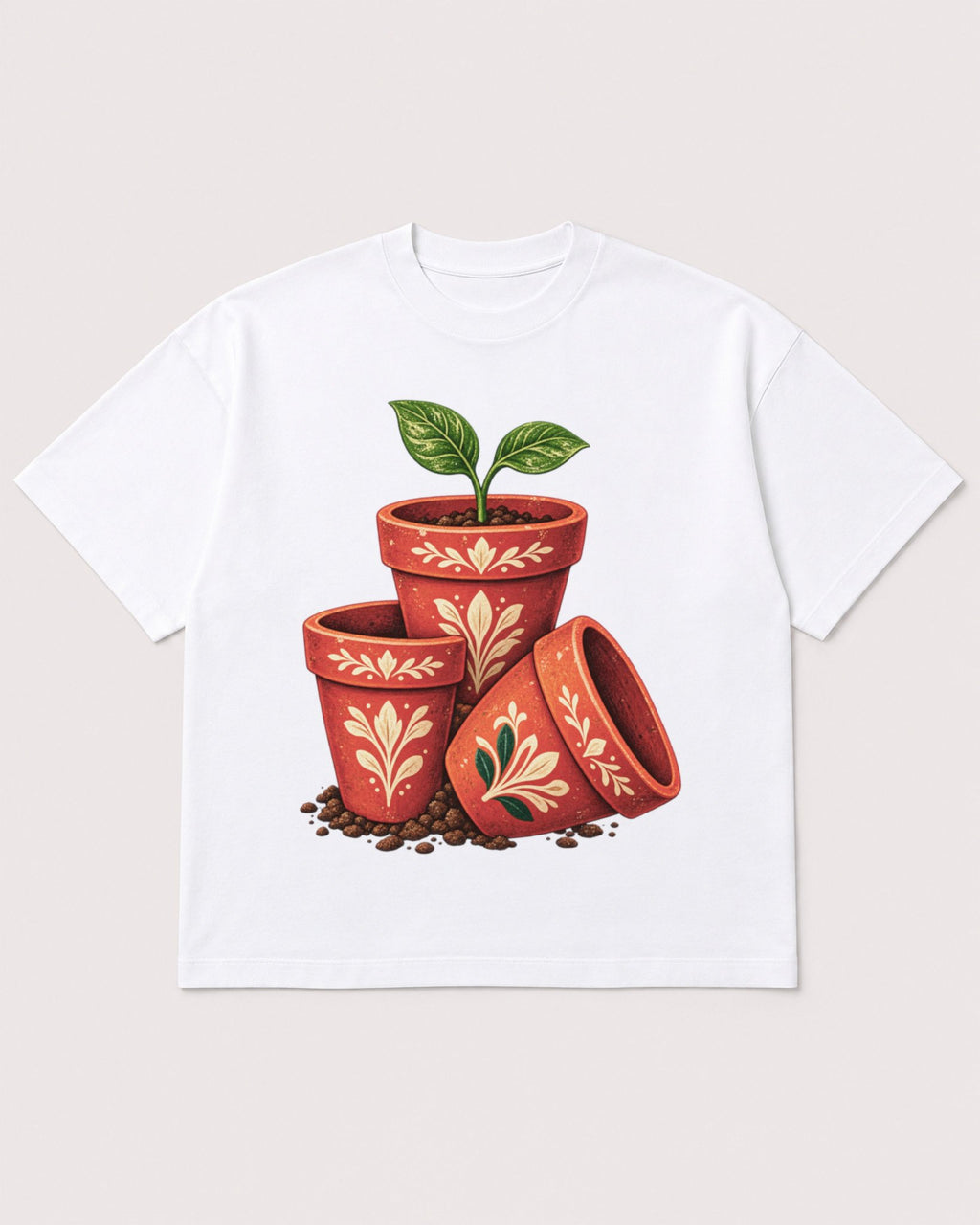 Mockup Boxy Heavyweight Tee White product
