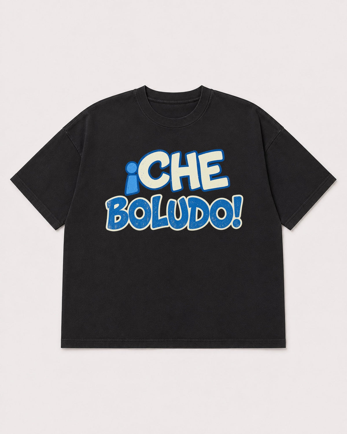 Mockup Boxy Heavyweight Tee Black product