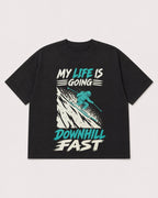Mockup Boxy Heavyweight Tee Black product