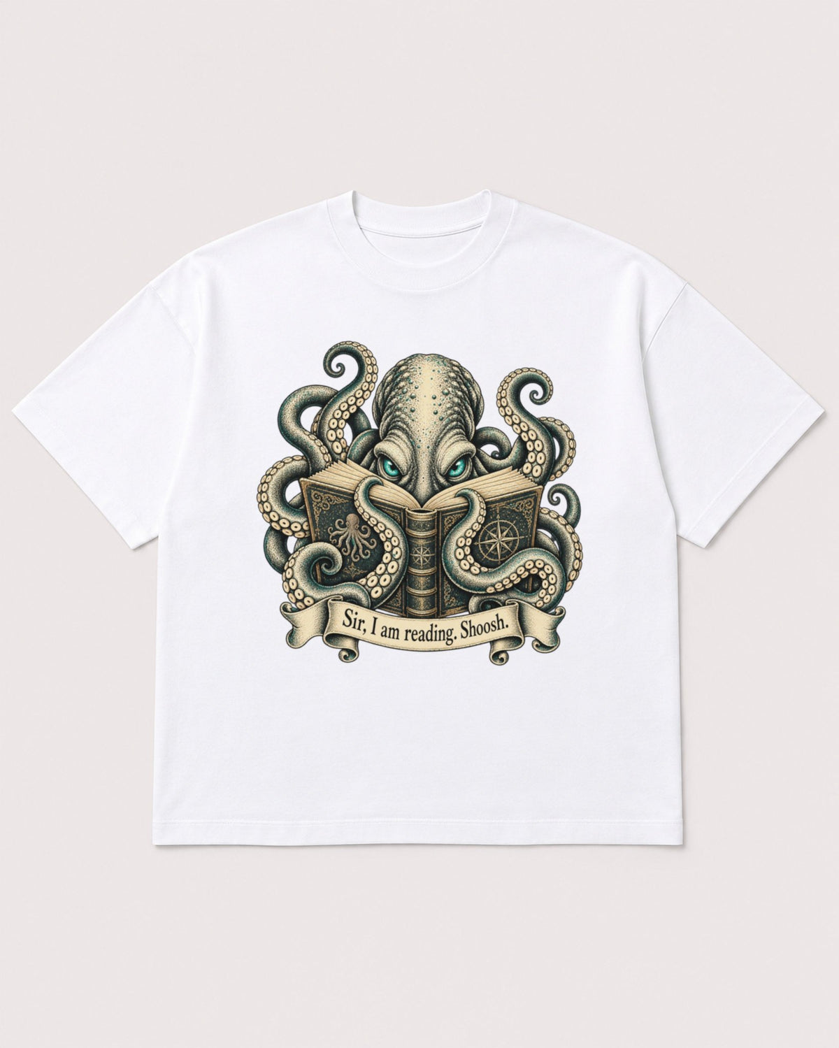 Mockup Boxy Heavyweight Tee White product