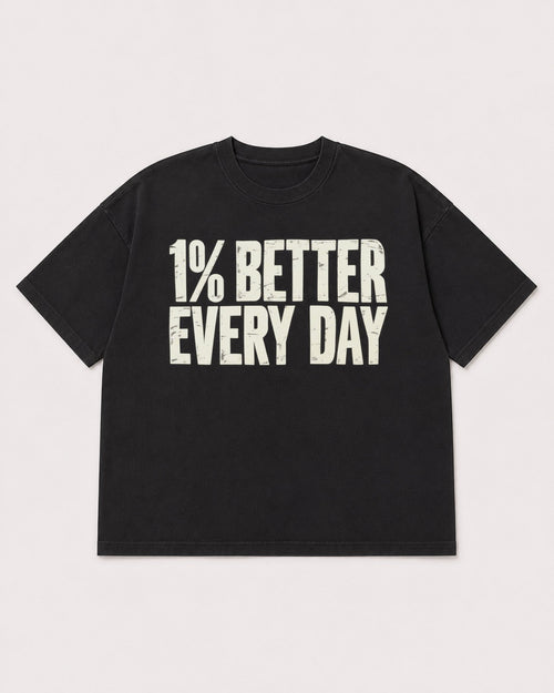 Mockup Boxy Heavyweight Tee Black product
