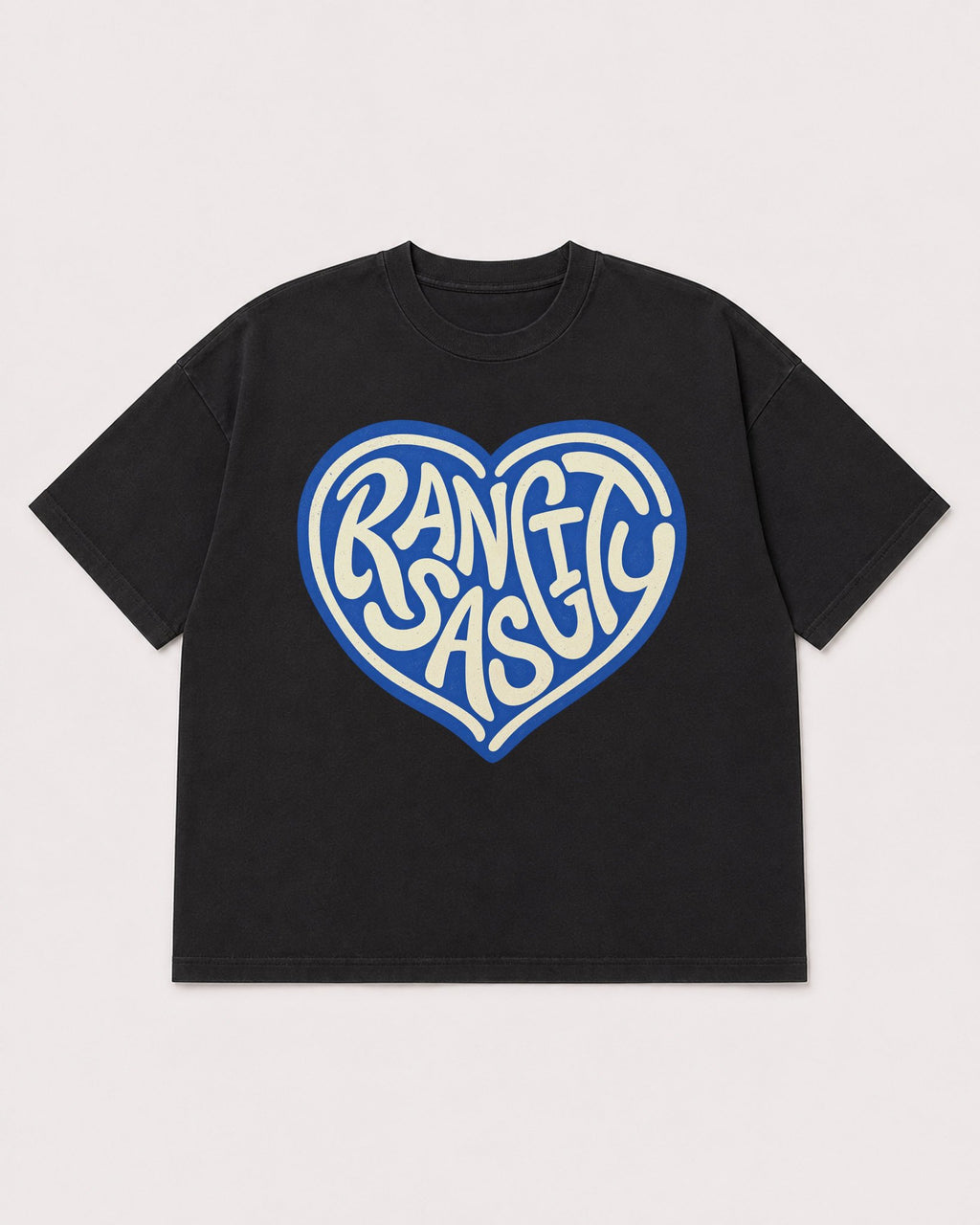 Mockup Boxy Heavyweight Tee Black product
