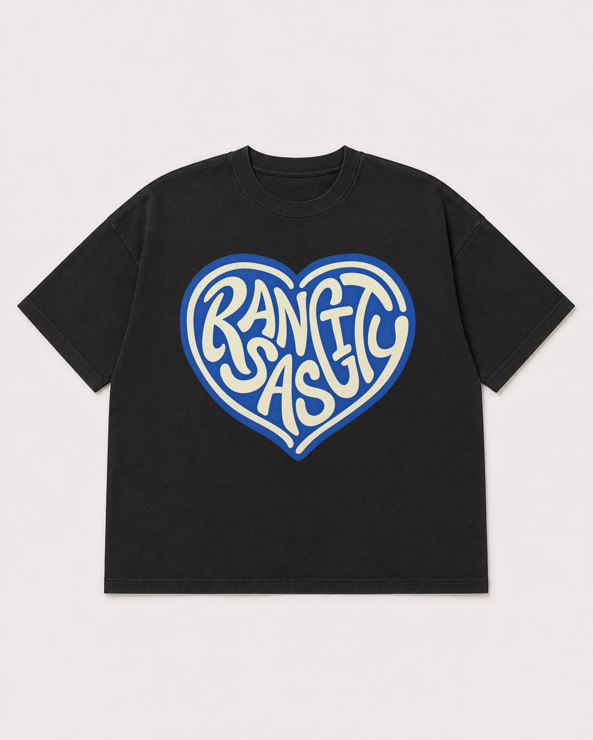 Mockup Boxy Heavyweight Tee Black product