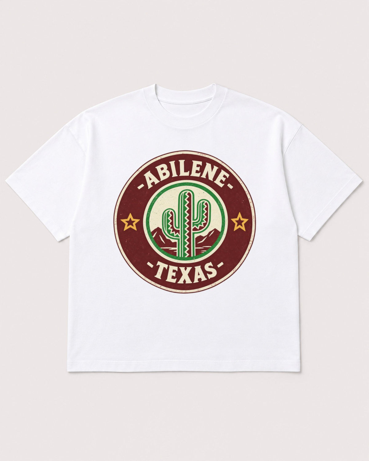 Mockup Boxy Heavyweight Tee White product