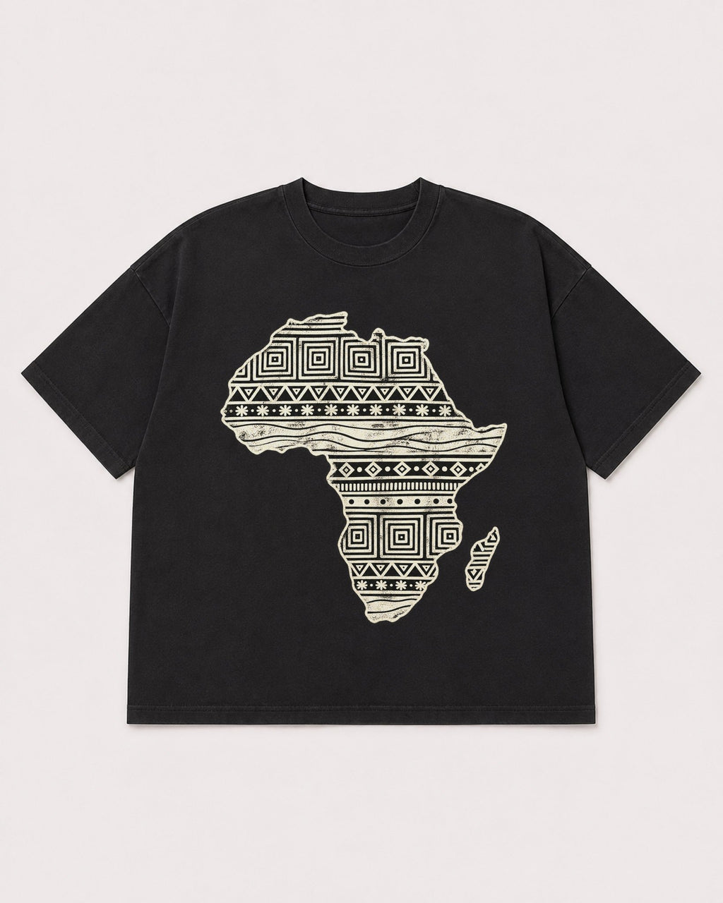 Mockup Boxy Heavyweight Tee Black product