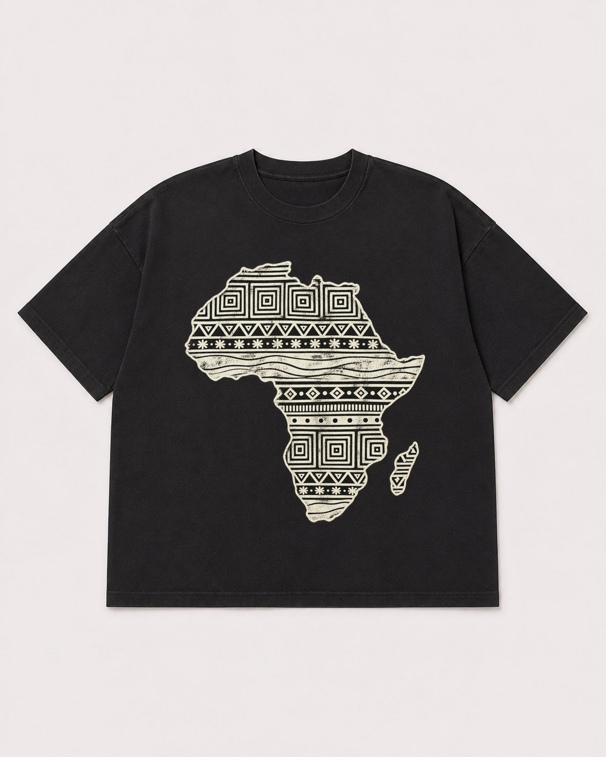 Mockup Boxy Heavyweight Tee Black product