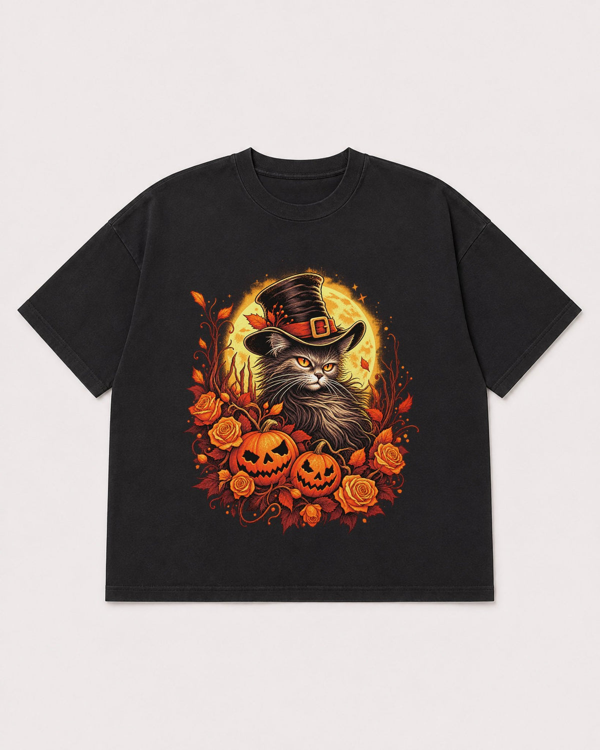 Mockup Boxy Heavyweight Tee Black product