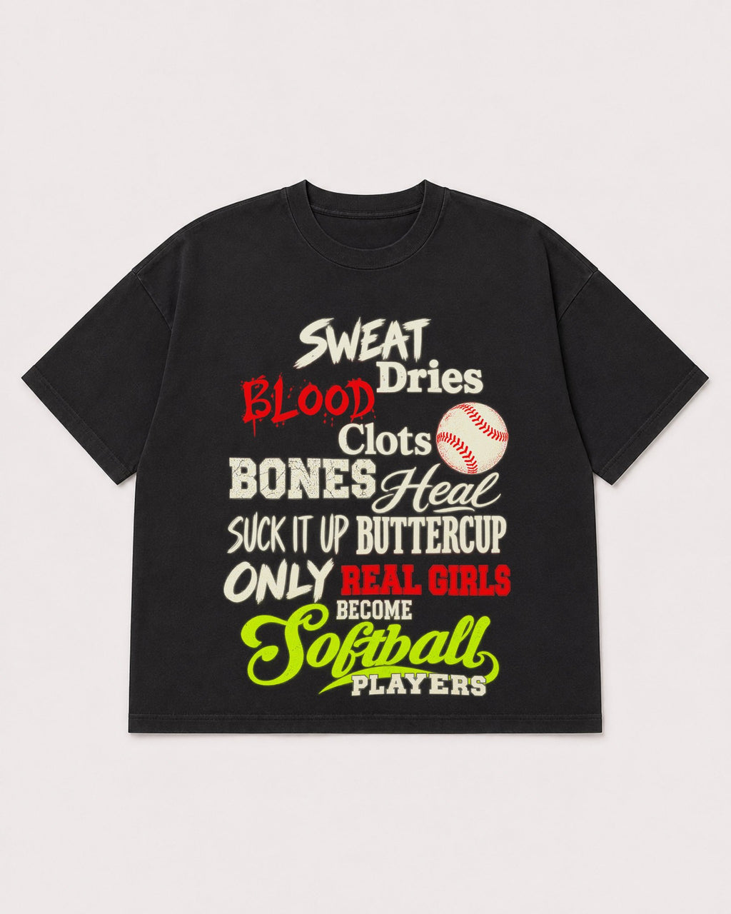 Mockup Boxy Heavyweight Tee Black product