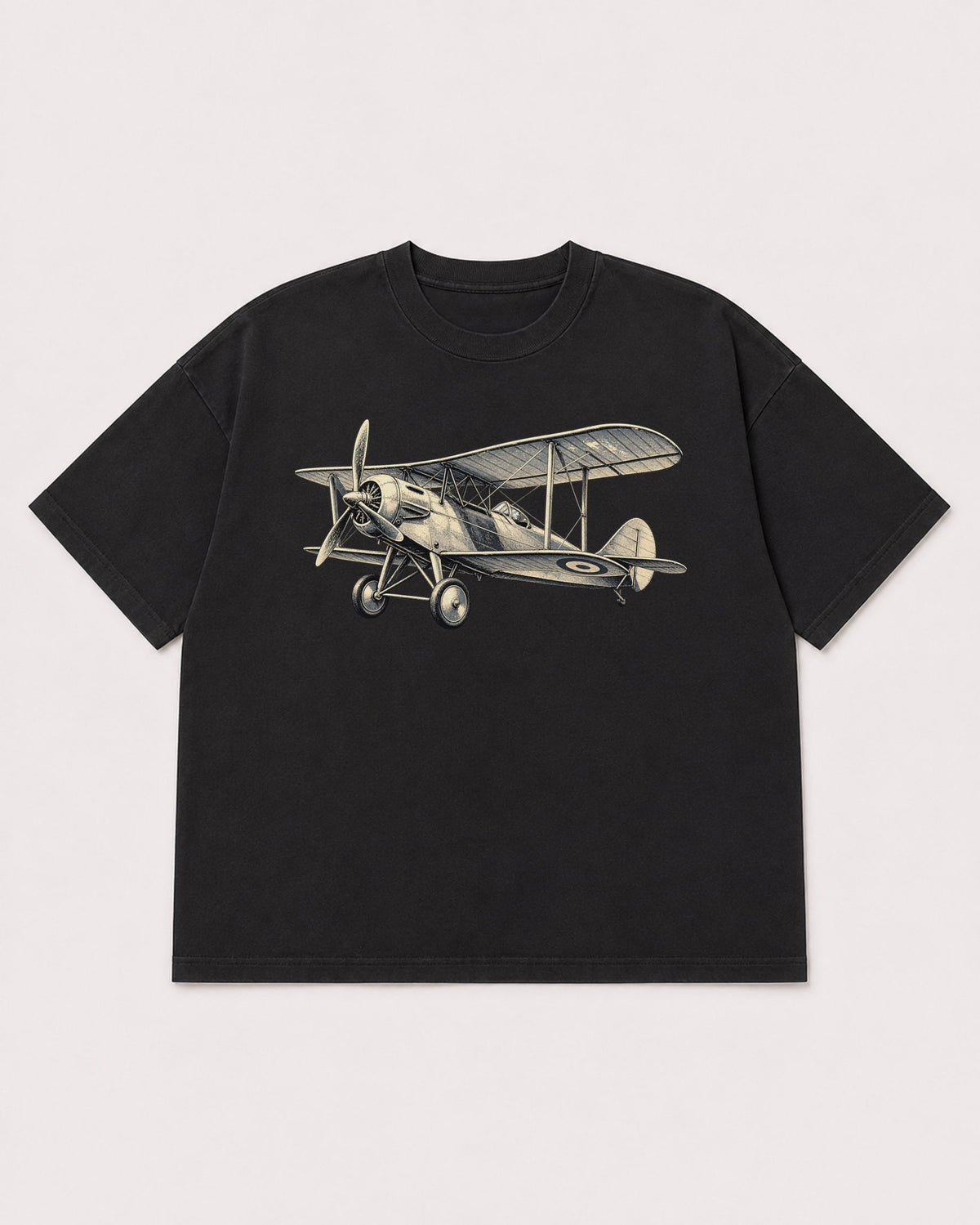 Mockup Boxy Heavyweight Tee Black product
