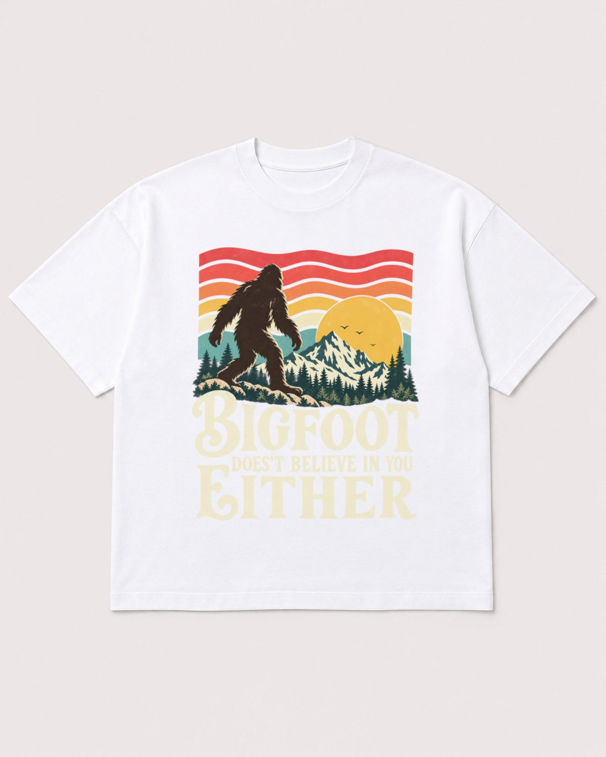 Mockup Boxy Heavyweight Tee White product